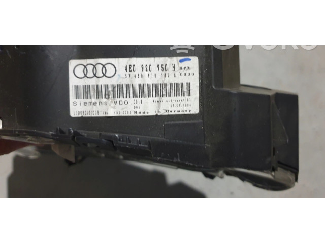 Панель приборов 4E0920950H Audi A8 S8 D3 4E