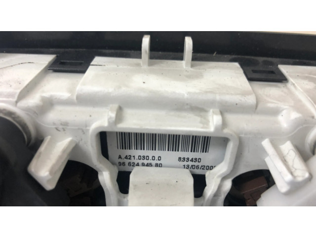 Блок управления климат-контролем 9662494580, 181440100   Citroen Berlingo