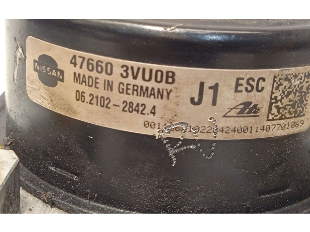 Jednotka ABS 476603VU0B, 06210228424 Nissan Note (E12) 2014