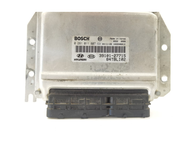 Блок управления двигателя 0281011807, 3910127715   Hyundai Getz