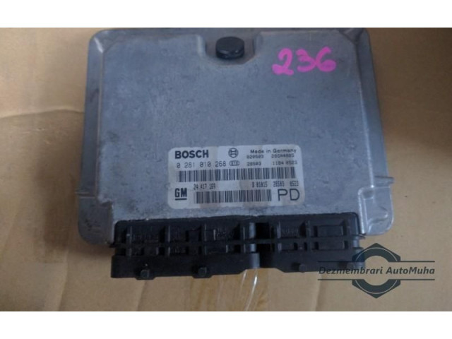 Řídící jednotka 0281010268, 24417169   Chevrolet Zafira A 2002