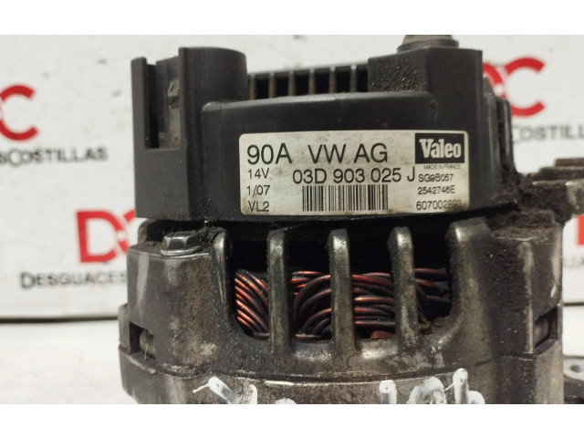 Генератор 03D903025J Skoda Fabia Mk1 (6Y)