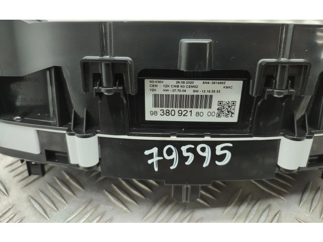 Přístrojová deska Citroen Berlingo 2020 9838092180