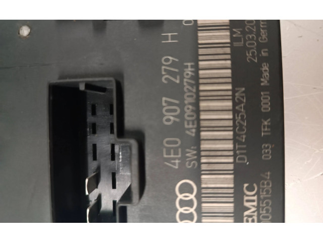 Блок комфорта 4E0907279H, 4E0910279H   Audi A8 S8 D3 4E   