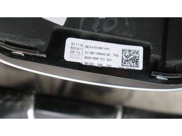 Руль Skoda Fabia Mk3 (NJ) 2015 - 2021 года 5E3419093, 60041908