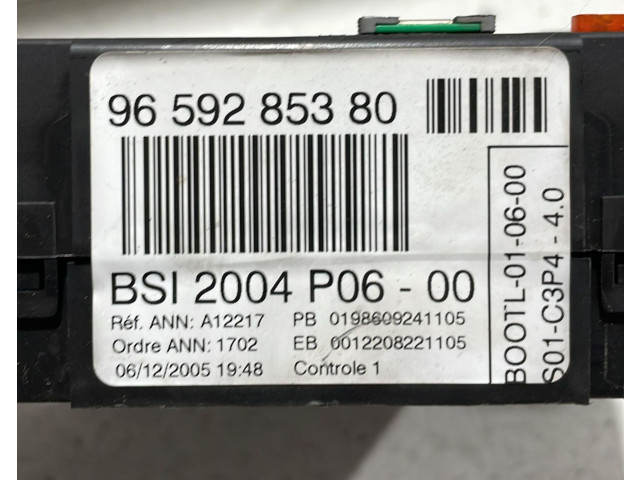 Řídící jednotka SW9661700480, SW9661700480 Citroen C2 2006