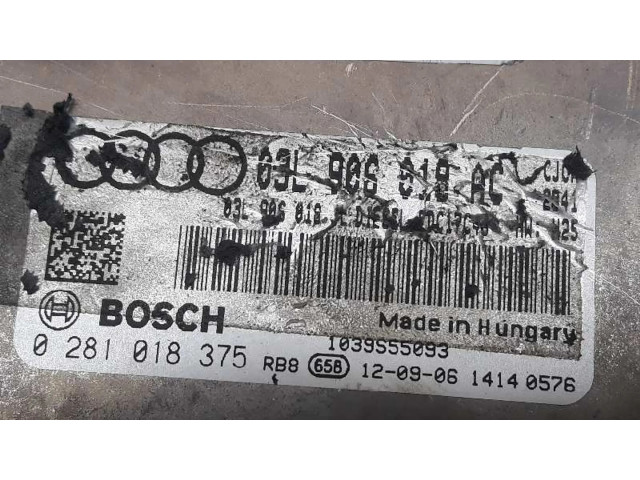 Блок управления двигателя 03L906018AC, 0281018375 Audi A5 Sportback 8TA