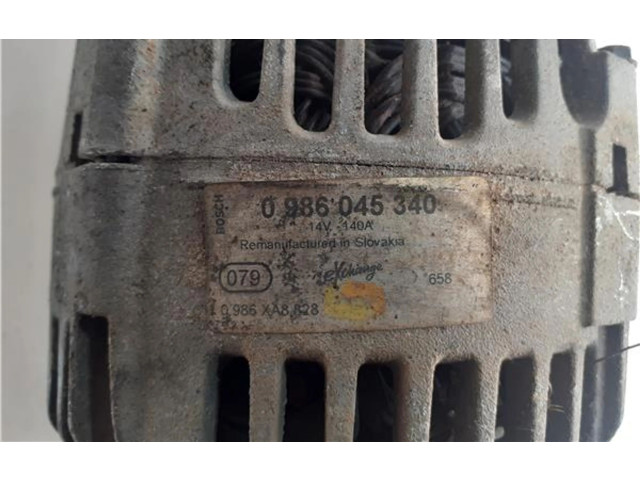 Генератор 0986045340   Audi A3 S3 8P      