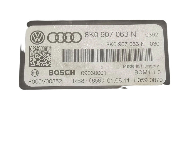Блок комфорта 8K0907063N, 09030001 Audi Q5 SQ5