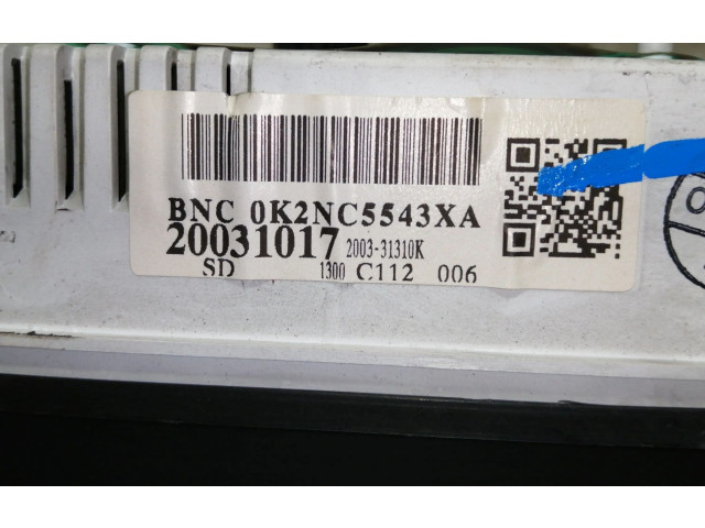 Přístrojová deska KIA Shuma 2004 0K2NC5543XA, 20031017