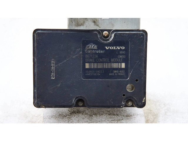 Блок АБС 8671224, 10092504033   Volvo  V70  2000 - 2004 года