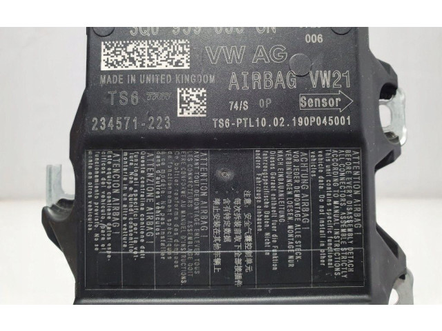 Блок подушек безопасности 3Q0959655CN, 3Q0959655CN Skoda Octavia Mk3 (5E)