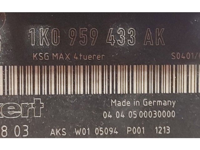 Блок комфорта 1K0959433AK Skoda Octavia Mk2 (1Z)