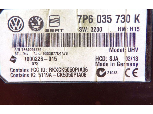 Другие блоки управления / модули Skoda Octavia Mk2 (1Z)  2004 - 2013 года 7P6035730K, 7P6035730K      