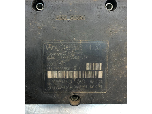 Jednotka ABS A2095451432, 00002128E0   Mercedes-Benz C W203 2002