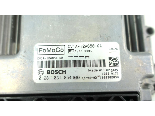 Блок управления двигателем Блок управления 0281031054   Ford B-MAX