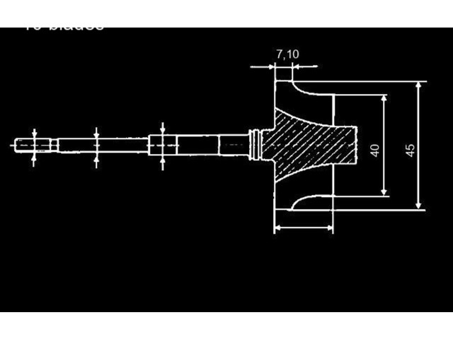 Turbodmychadlo Турбина 11658506380, 11658506381 Nissan Navara D22