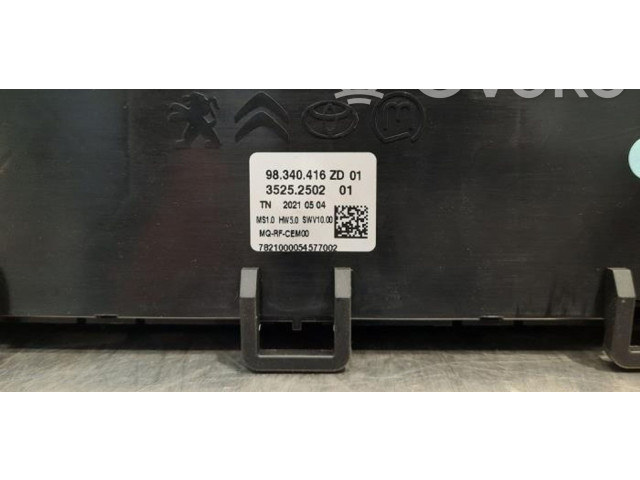 Блок управления климат-контролем 98340416ZD   Opel Combo E