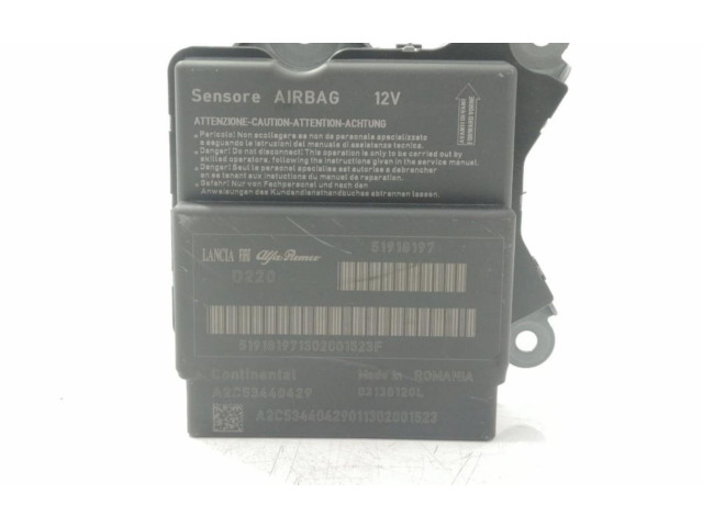 Блок подушек безопасности 51918197 Fiat Punto (199)