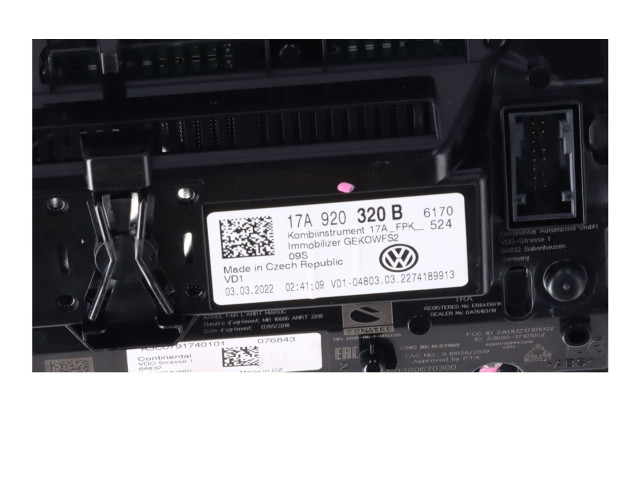 Přístrojová deska  Volkswagen T-Roc 2022 17A920320B  