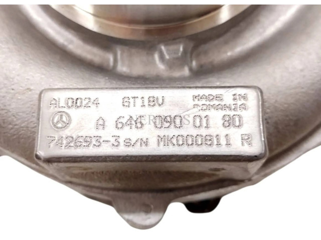 Turbodmychadlo Турбина 742693, 742693-3 Mercedes-Benz C W203