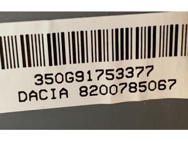 Надувная подушка для пассажира 8200785067, 024M19163C257 Dacia Sandero