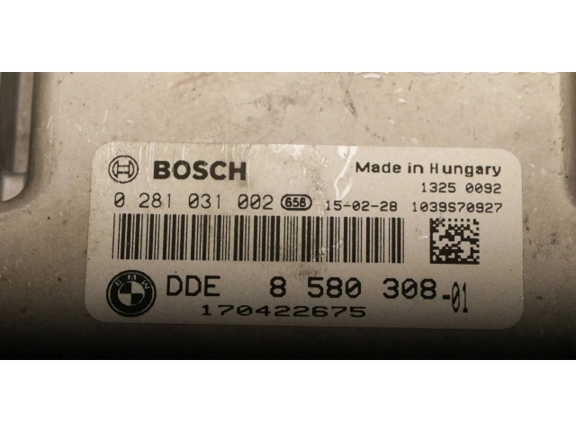 Řídící jednotka 0281031002, 8580308 BMW X1 E84 2015