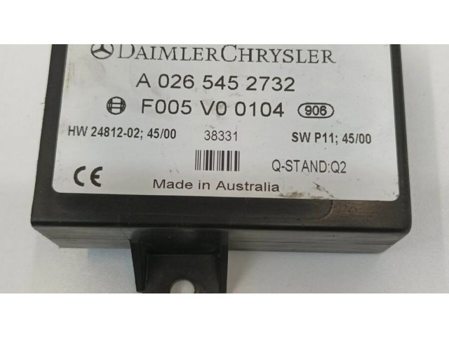 Блок управления A0265452732 Mercedes-Benz SL R230