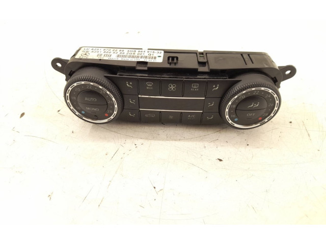 Блок управления климат-контролем 2518702289, 2519000401   Mercedes-Benz GL X164