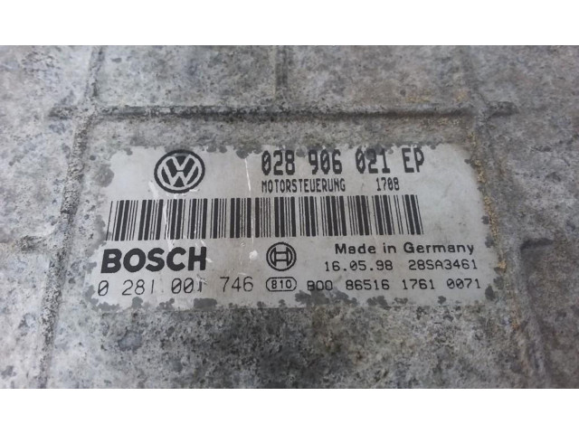 Řídící jednotka 028906021, 0281001746   Volkswagen Golf III 1995