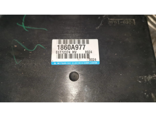 Блок управления двигателя 1860A977, E6T72374   Mitsubishi Lancer VIII