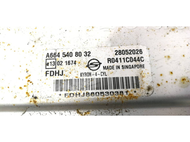 Блок управления двигателя A6645408032, 28052026 SsangYong Kyron