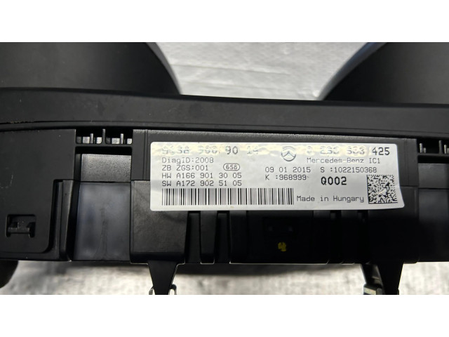 Панель приборов A1669009014, A1669013005   Mercedes-Benz GL X166       