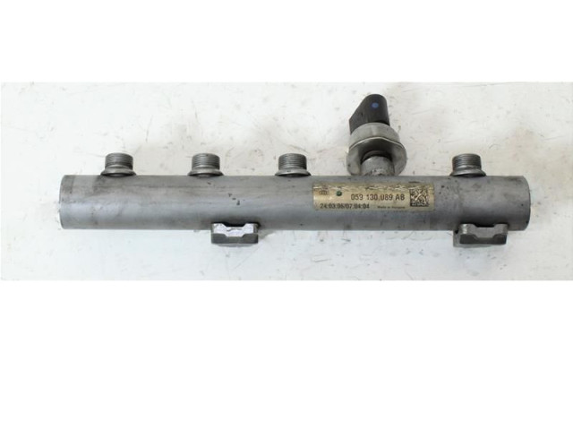 Топливная рампа 059130089AB   Audi A6 S6 C6 4F   для двигателя BMK