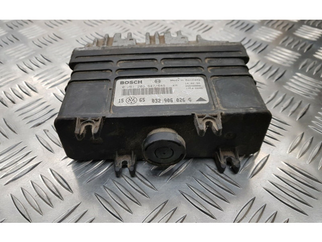 Блок управления двигателя 032906026G, 0261203647 Volkswagen Golf III