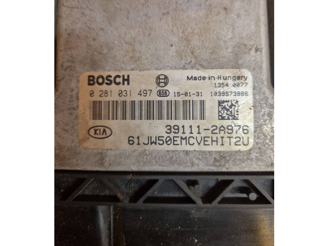 Блок управления двигателя 391112A976, 1039S73886   KIA Ceed