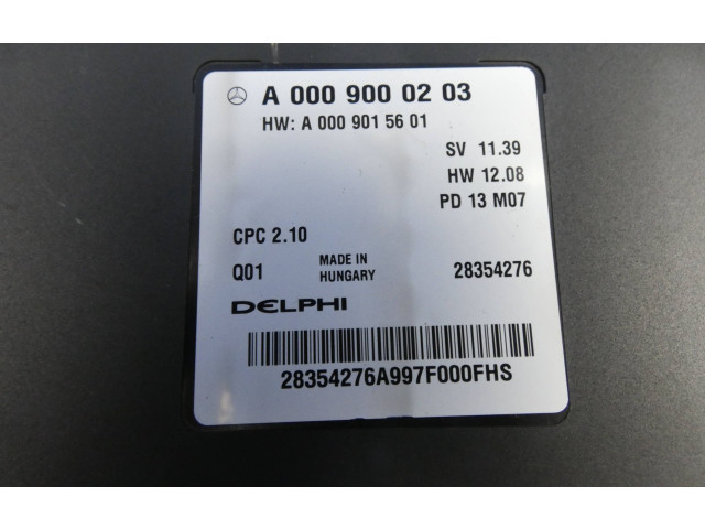 Блок управления коробкой передач A0009000203, 28354276   Mercedes-Benz CLA C117 X117 W117