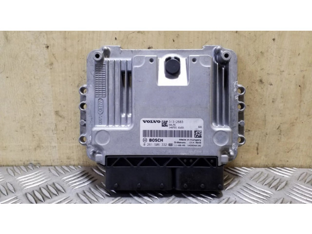 Блок управления двигателя 31312683, 0261S06332 Volvo S60