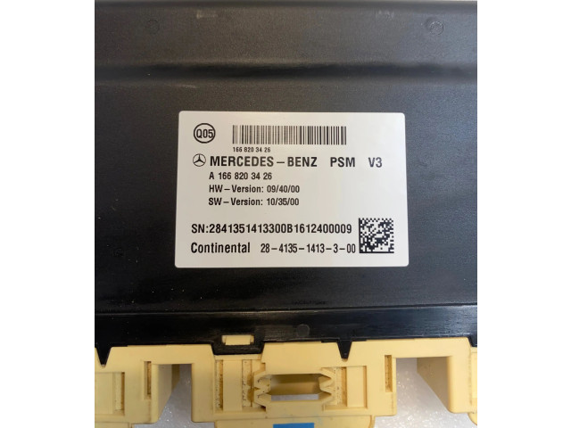 Pojistková skříňka Модуль управления сидением A1668203426 Mercedes-Benz GLE (W166 - C292) 2017