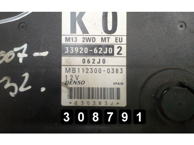 Řídící jednotka 33920-62J0 Suzuki Swift 2007
