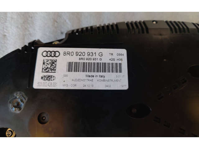 Панель приборов 8R0920931G, 503002426331 Audi Q5 SQ5