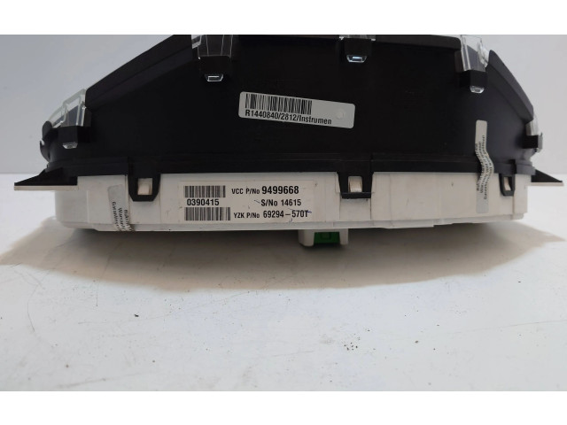 Панель приборов 9499668, 69294570T Volvo V70