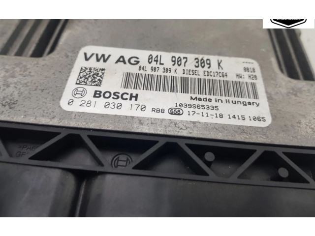 Блок управления двигателя 04L907309K, 04L907309K Volkswagen Caddy