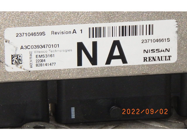 Блок управления двигателя 237104659S Dacia Duster II