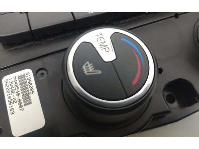 Блок управления климат-контролем 31398065, 2602054   Volvo V60