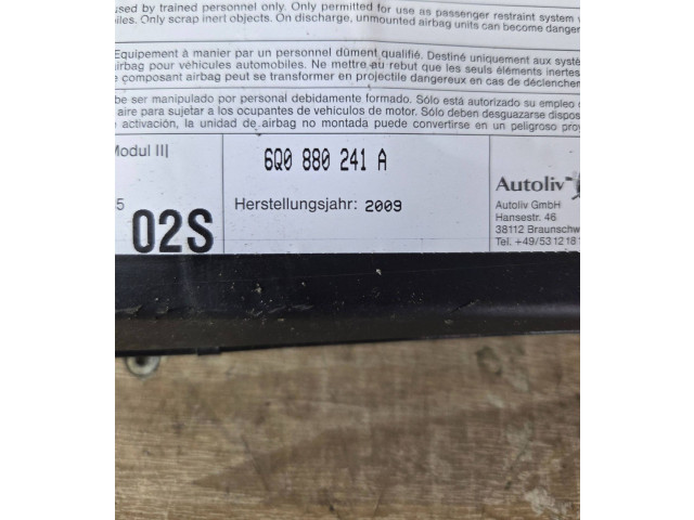 Подушка безопасности в сиденье 6Q0880241A Volkswagen Caddy