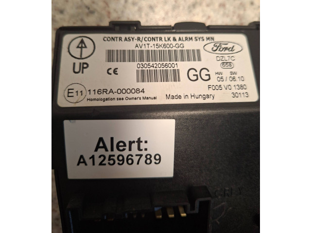 Блок комфорта AV1T15K600GG, A12596789   Ford B-MAX   