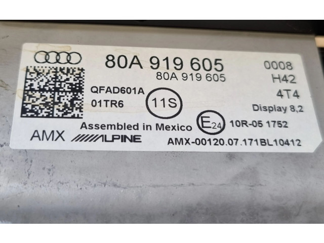 Дисплей 80A919605 Audi Q5 SQ5