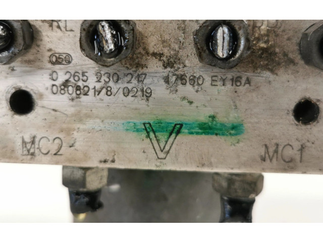 Jednotka ABS 0265230217, 0265950929 Nissan Qashqai+2 2008
