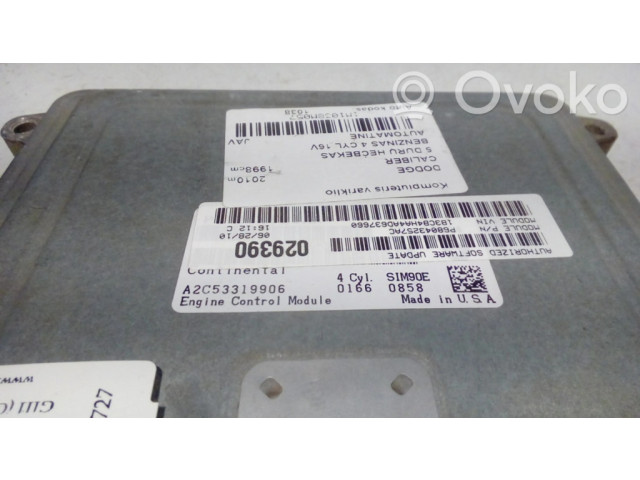 Řídící jednotka P68043257AC, 68043257AC Dodge Caliber 2010